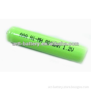 1.2V 800mAh AAA nimh battery rechargeable cells